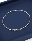 Sterling Silver Diamond-Cut Bead Bracelet
