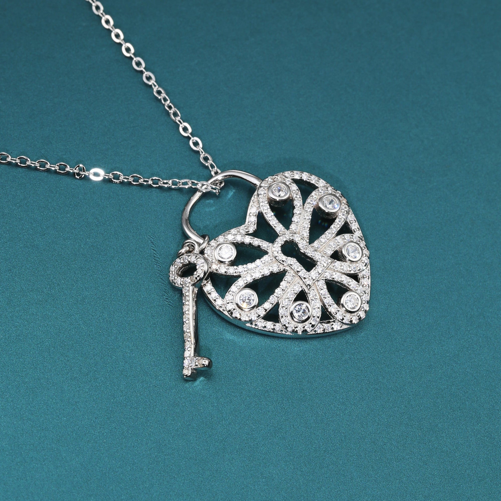 Key To My Heart Pendant Charm Sterling Silver Key To My Heart Pendant Charm Sterling Silver