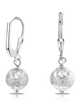 Sterling Silver Classic Ball Drop Dangle Earrings