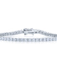 CZ Tennis Bracelet, 925 Fine and Cubic Zirconia, Classic Diamond-look in Sterling Silver