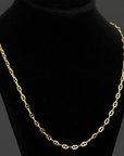 14K Gold Over Sterling Silver Mariner Link Chain Necklace