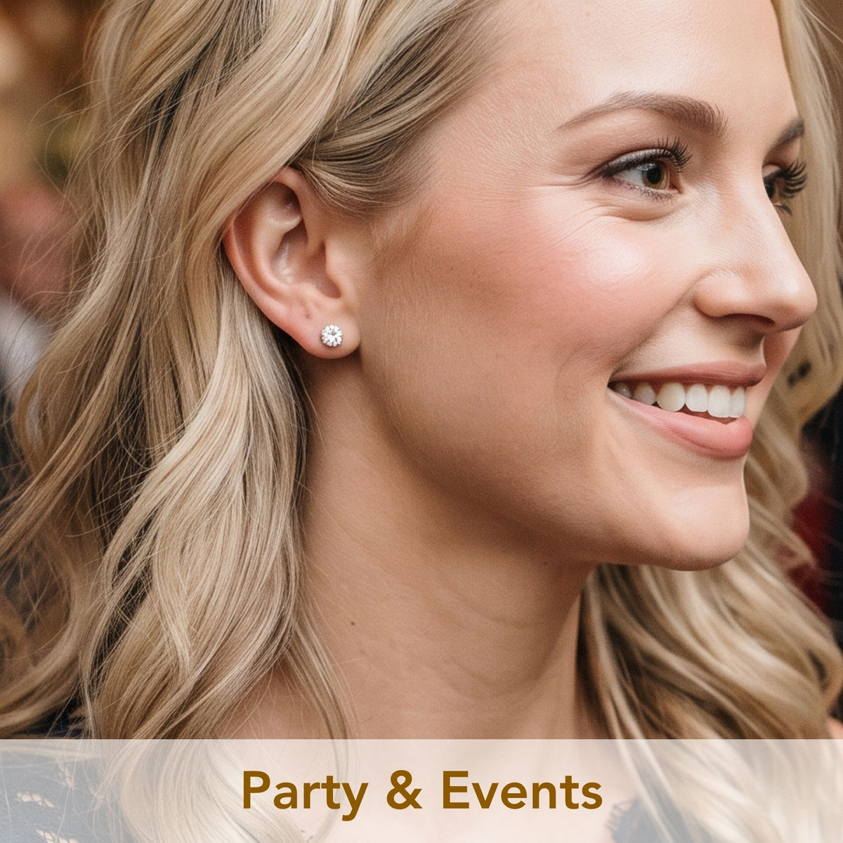14K Yellow Gold Cubic Zirconia Stud Earrings With Screwbacks