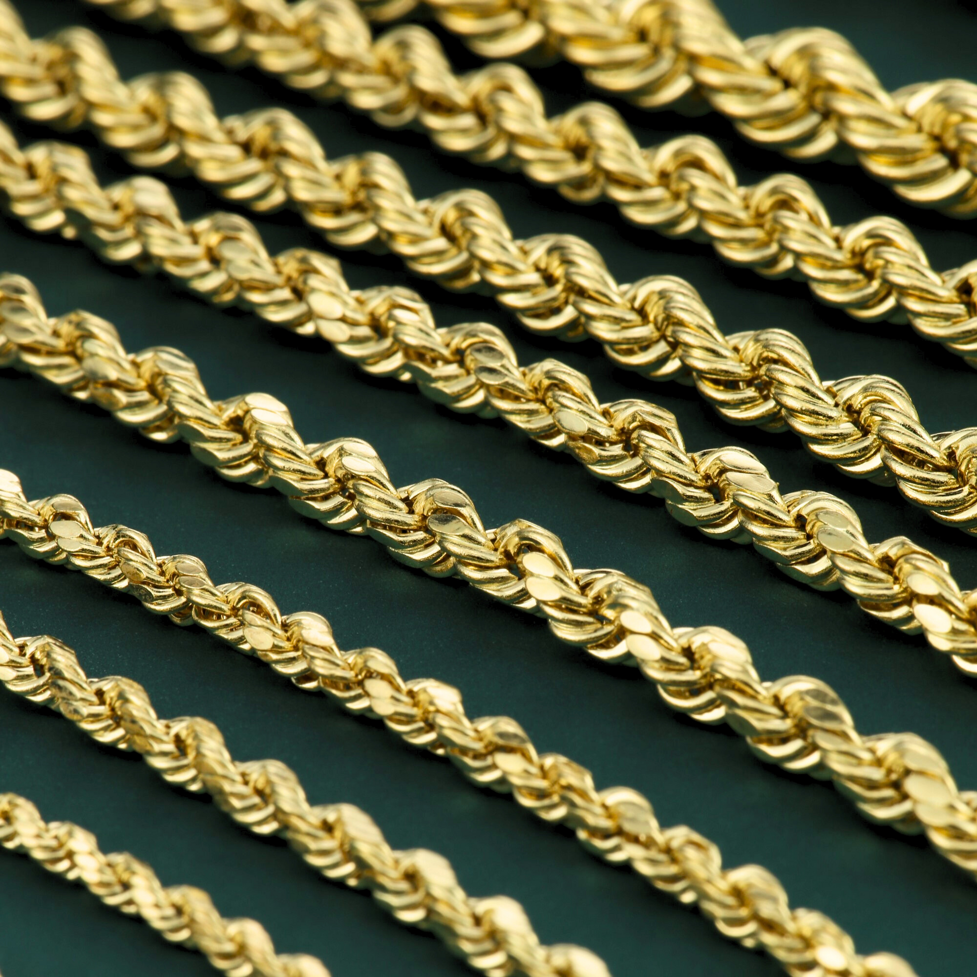 Real gold chain best sale rope