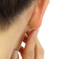 14k Yellow Gold Small Ladybug Stud Earrings, Pushback Studs by TILO Jewelry