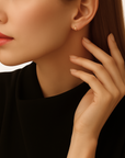 14K Yellow Gold Tiny Huggies, Classy 10mm Hoop Earrings