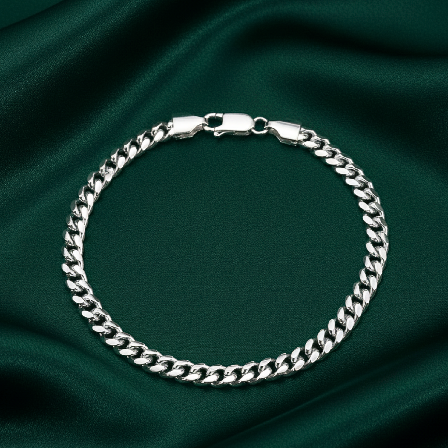 925 Sterling Silver Miami Cuban Link Bracelet