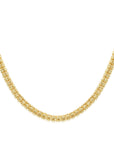14K Gold Plated Italian Ice Chains, Solid Sterling Silver, 5mm Thick