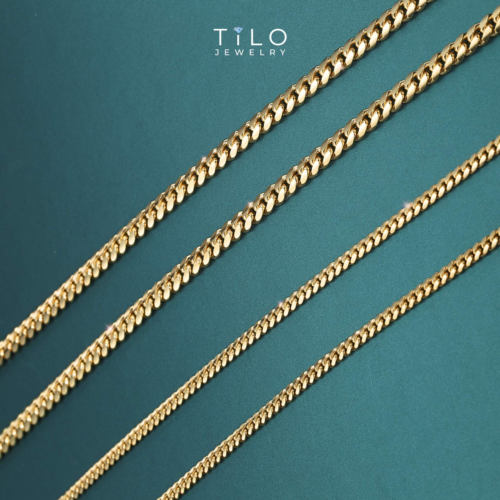Solid 14kt 2025 gold chain