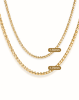14K Gold Plated Italian Franco Chains, Solid Sterling Silver, With Lobster Lock