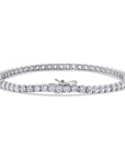 Sterling Silver Simulated Diamond Tennis Bracelet