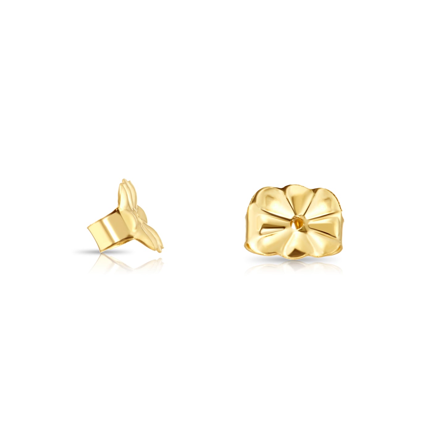 14K Yellow Gold Replacement Push Backings, Made by TILO Jewelry
