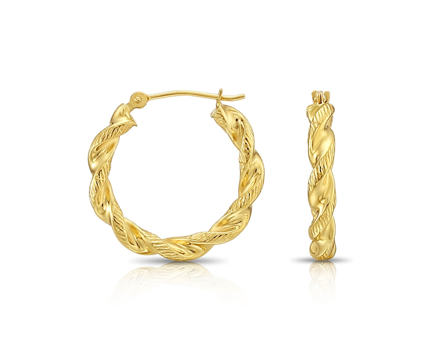 Orecchini Stroili Toujours oro giallo 375 donna 22 mm - 2b Gioielli