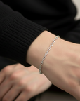 Sterling Silver Mariner Link Bracelet
