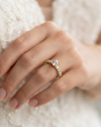 14K Yellow Gold Round Brilliant-Cut 1 Carat Engagement Ring