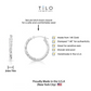 14K White Gold Diamond-cut Round Hoop Earrings, Hand Engraved X Diamond-cut Round Hoop Earrings, Small Medium Large Hoops