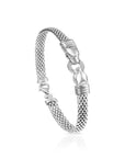 Sterling Silver Italian Jaguar Bracelet, 7.5in