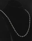 Sterling Silver Mariner Link Chain Necklace