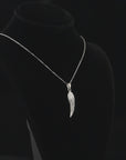 Sterling Silver Angel Wing Pendant Necklace