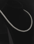 Sterling Silver Twisted Rope Snake Chain Necklace