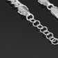 Adjustable Miami Cuban Link Bracelet in Solid Sterling Silver, Bracelet with Adjustable Length 7 to 8 inches, Made In Italy