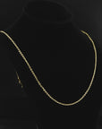 14K Gold Over Sterling Silver Brilliantina Cable Chain Necklace
