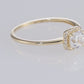 14K Yellow Gold Cushion-Cut Halo Engagement Ring, By TILO Jewelry
