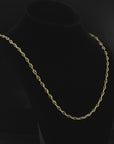 14K Gold Over Sterling Silver Mariner Link Chain Necklace