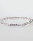 Sterling Silver Simulated Diamond Tennis Bracelet
