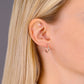 10K Rose Gold Classic Round Hoop Earrings, All Sizes Available