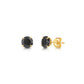 10k Yellow Gold Birthstone Stud Earrings with Pushbacks, 5mm