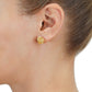 14k Yellow Gold Large Love Knot Earrings, 11mm