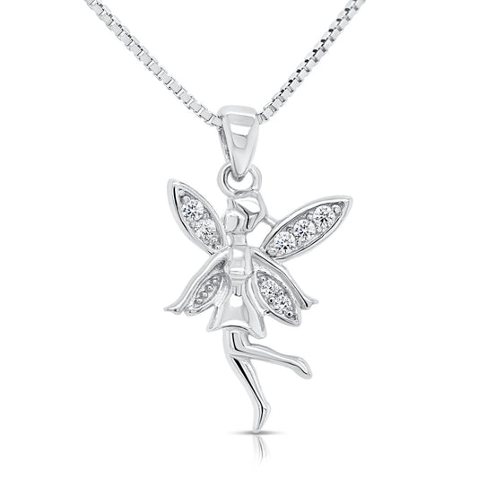Sterling Silver Fairy Necklace