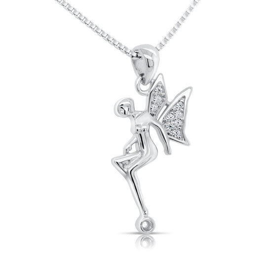 Sterling Silver Fairy Necklace