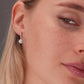 Sterling Silver Dangle Flower Earrings