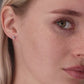 Sterling Silver Small Heart Stud Earrings, 1789