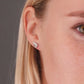 Sterling Silver Angel Fish Stud Earrings