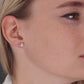 Sterling Silver Shrimp Stud Earrings, Seafood