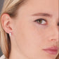 Sterling Silver Double Teardrop Stud Earrings