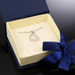 Sterling Silver Tilted Heart Necklace