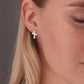 Sterling Silver Cross Stud Earrings