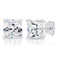 Pure Sterling Silver Square Stud Earrings