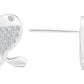 Sterling Silver Fish Stud Earrings, Whale