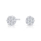 Sterling Silver Small Flower Stud Earrings