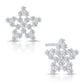 Sterling Silver Star Stud Earrings