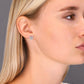 Sterling Silver Star Stud Earrings