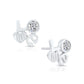 Sterling Silver LOVE Stud Earrings