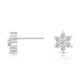 Sterling Silver Flower Stud Earrings, 0720