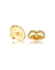 Solid 14K Gold Backings, Super Comfortable Ear Nuts for Pushbacks and Screwbacks, 3 sizes