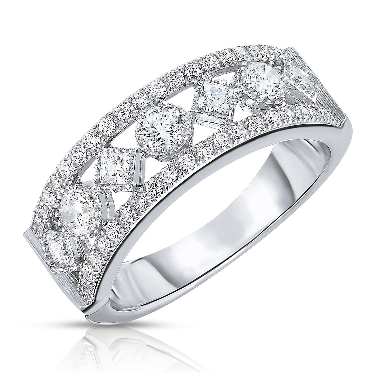 Sensational Sparkle Ring In Sterling Silver