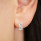 Twisted Rope Stud Earrings in 925 Sterling Silver
